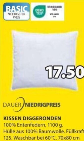 JYSK Kissen Diggeronden 70x80 cm Angebot
