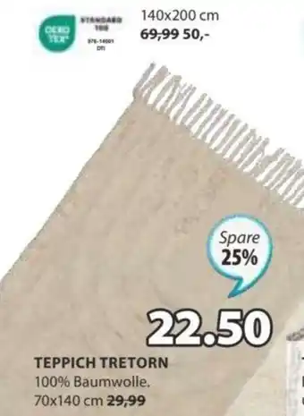 JYSK Teppich Tretorn 70x140 cm Angebot
