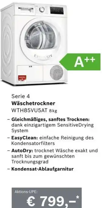 Expert Wäschetrockner WTH85VU5AT 8kg Angebot