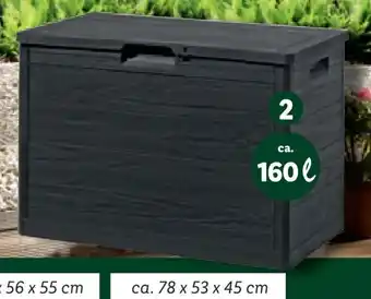 Lidl Livarno home Gartentruhe oder Universalbox 160L Angebot