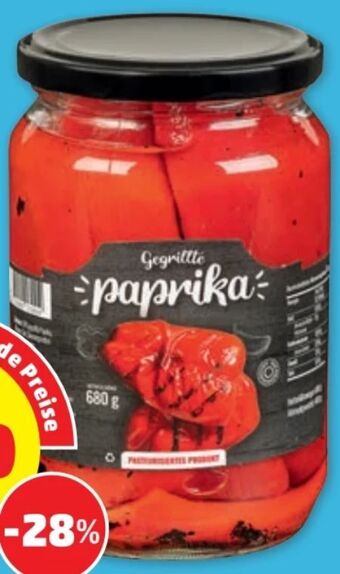 PENNY Gegrillte paprika Angebot