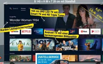 Maximarkt Led tv 65fn2ea uhd Angebot