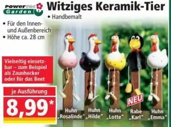 Norma PowerTec Garden Witziges Keramik-Tier Angebot