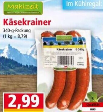 Norma Käsekrainer 340 g Angebot