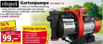 Norma Scheppach Gartenpumpe Angebot