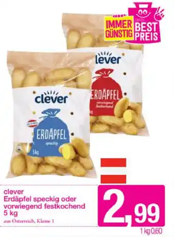 Sutterlüty Clever Erdäpfel Speckig Oder Vorwiegend Festkochend 5 kg Angebot