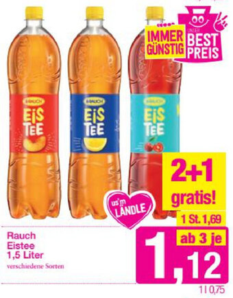 Sutterlüty Rauch Eistee 1,5 Liter Angebot