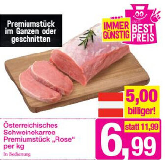 Sutterlüty Österreichisches Schweinekarree Premiumstück Rose Per Kg Angebot