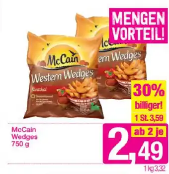 Sutterlüty McCain Wedges 750g Angebot