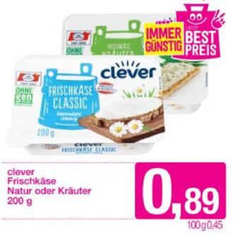 Sutterlüty Clever Frischkäse Natur Oder Kräuter 200g Angebot