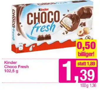 Sutterlüty Kinder Choco Fresh 102,5g Angebot