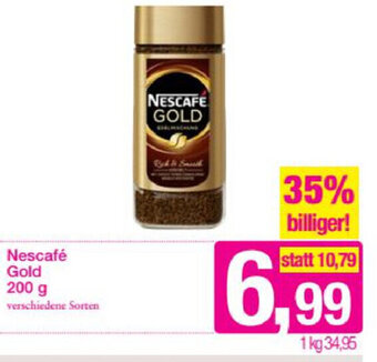 Sutterlüty Nescafé Gold 200g Angebot