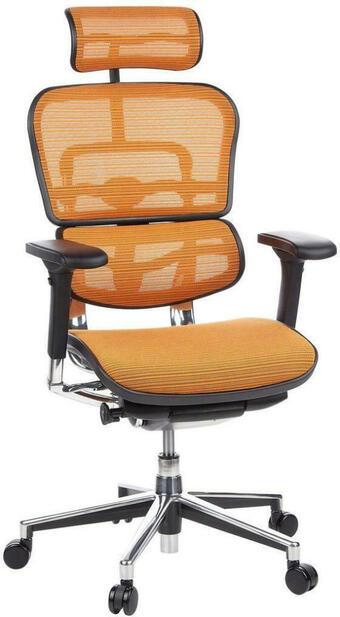 Möbelix Drehstuhl ergohuman orange/schwarz Angebot