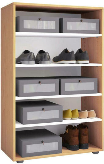 Möbelix Schuhregal lona xl 5 ablagen buche dekor h: 110 cm Angebot