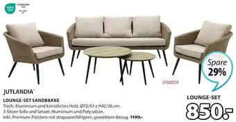 JYSK Jullandia Lounge-set Sandbakke ø72/53 x H42/36 cm Angebot