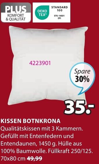 JYSK Kissen Botnkrona 70x80 cm Angebot
