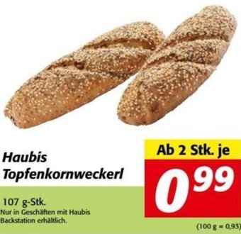 Nah&Frisch Haubis Topfenkornweckerl 107 g Angebot
