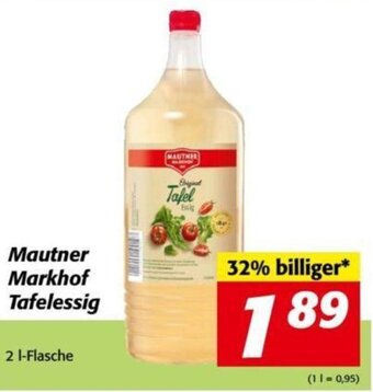 Nah&Frisch Mautner Markhof Tafelessig 2 l Angebot