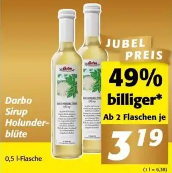 Nah&Frisch Darbo Sirup Holunder-blüte 0,5 l Angebot