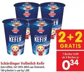 Interspar Restaurant Schärdinger Vollmilch Kefir 180 g Angebot