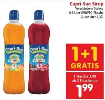 Interspar Restaurant Capri-Sun Sirup 0,6 Liter Angebot