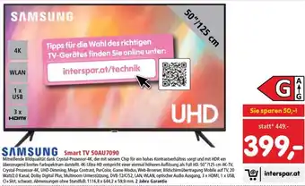 Samsung Smart TV 50AU7090