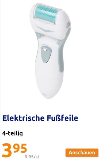 Action Elektrische Fußfeile 4-teilig Angebot
