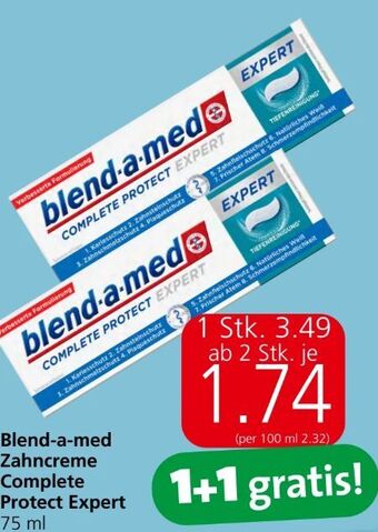 Eurospar Zahncreme complete protect expert Angebot