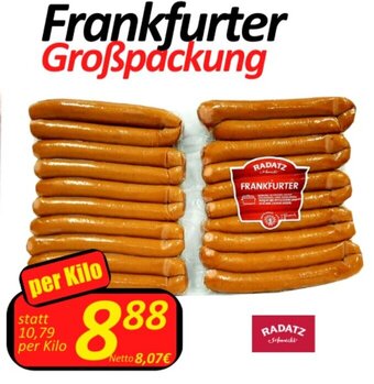 Wurstico Frankfurter per kilo Angebot