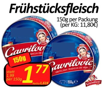Wurstico Frühstücksfleisch 150 g Angebot