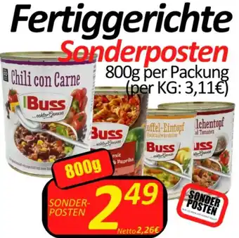 Wurstico Fertiggerichte 800 g Angebot
