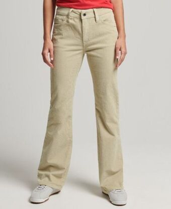 Superdry Mid rise slim cord flare jeans Angebot