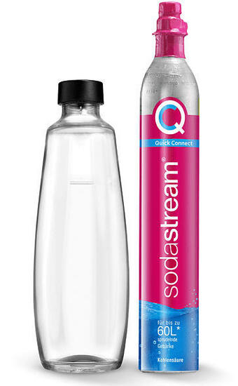 Media Markt Sodastream quick connect co2-zylinder mit glasflasche 1l zylinder, flasche Angebot