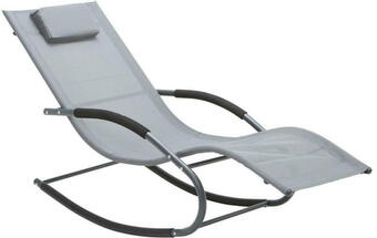 Möbelix Sonnenliege mirano stahl, textilene mit kopfkissen Angebot