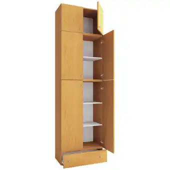 XXXLutz Kleiderschrank in weiß, buchefarben Angebot