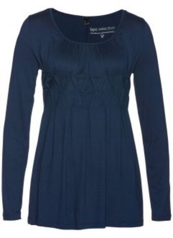 Bonprix Langarmshirt mit falten Angebot