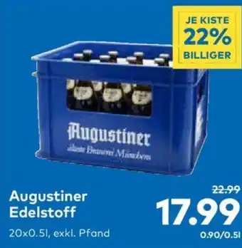T&G Augustiner Edelstoff 20x0.5l Angebot
