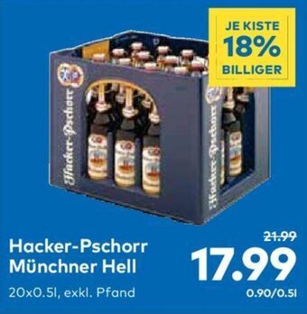 T&G Hacker-Pschorr Münchner Hell 20x0.5l Angebot