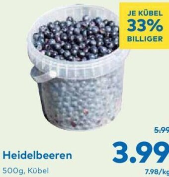 T&G Heidelbeeren 500 g Angebot