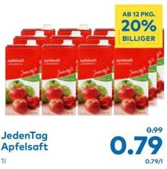 T&G Jeden Tag Apfelsaft 1L Angebot
