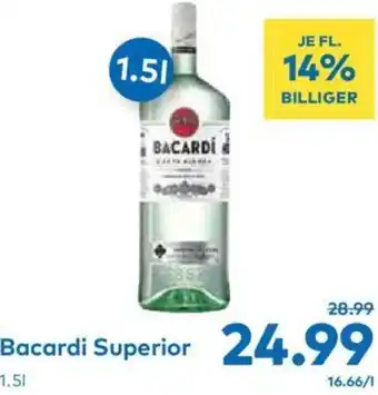 T&G Bacardi Superior 1.5L Angebot