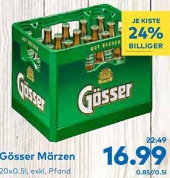 T&G Gösser Märzen 20x0.5l Angebot