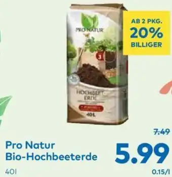 T&G Prp Natur Bio-Hochbeeterde 40l Angebot