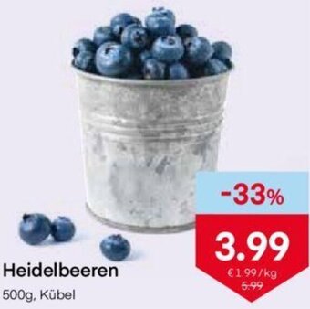 MPreis Heidelbeeren 500g Angebot