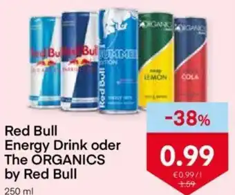 MPreis Red Bull Energy Drink oder The Organics by Red Bull Angebot
