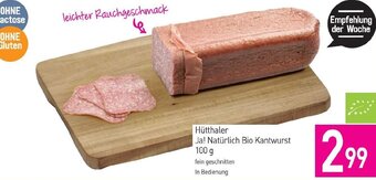 Sutterlüty Hütthaler Ja! Natürlich Bio Kantwurst 100 g Angebot
