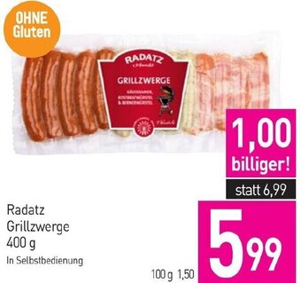 Sutterlüty Radatz Grillzwerge 400 g Angebot