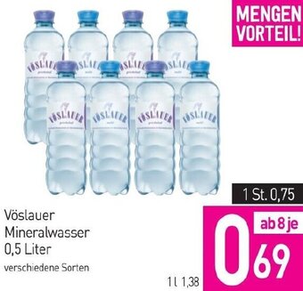 Sutterlüty Vöslauer Mineralwasser 0,5 Liter Angebot