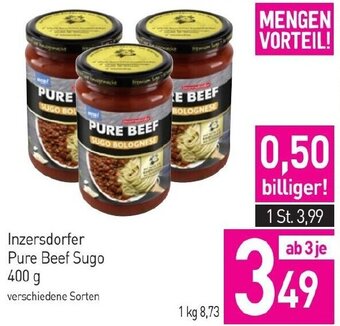 Sutterlüty Inzersdorfer Pure Beef Sugo 400 g Angebot