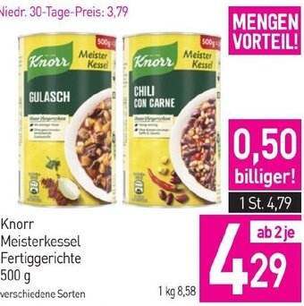 Sutterlüty Knorr Meisterkessel Fertiggerichte 500 g Angebot